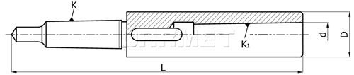 Tuleja redukcyjna przedłużająca MS5/MS5 (DM-172)