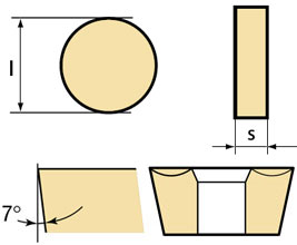 Płytka do toczenia - RCMT 1606