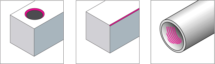 Skrobak T40 jednoostrzowy do gratowania z gwintem NF10
