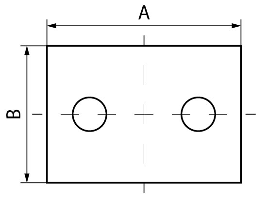 Podkładka prowadząca do szczęki ruchomej imadła 100mm