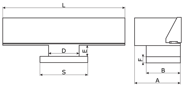 Rys. techniczny - ruchoma szczęka w imadle