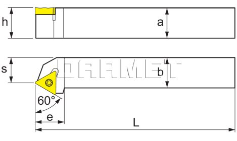 rysunek techniczny skladaka STTCR z wymiarami