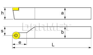 Nóż tokarski składany do toczenia zewnętrznego SRACR