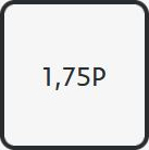nakrój 1,75P